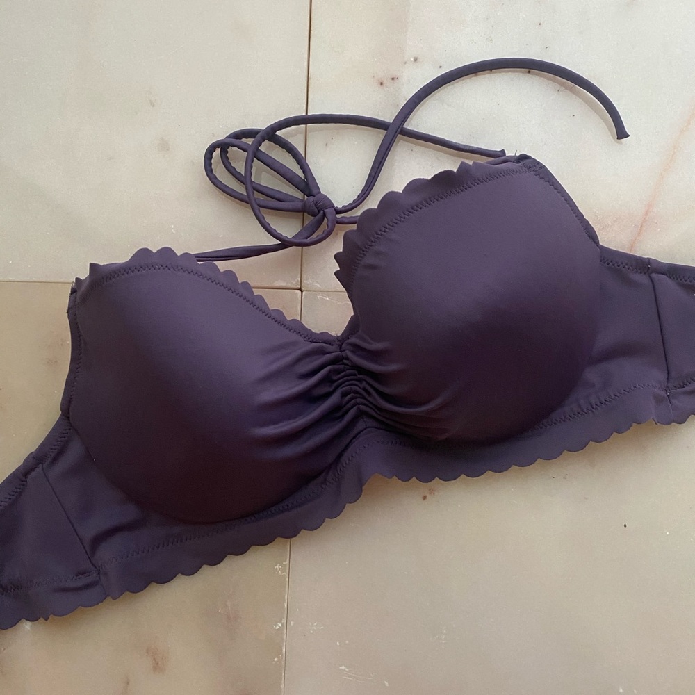 Victoria secret, deep purple swim top